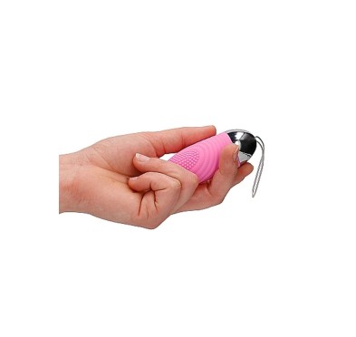 Ethan - Rechargeable Remote Control Vibrating Egg - Pink